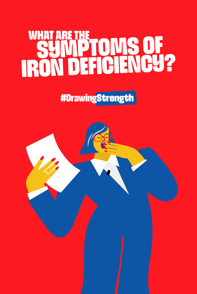 Symptoms of Iron deficiency